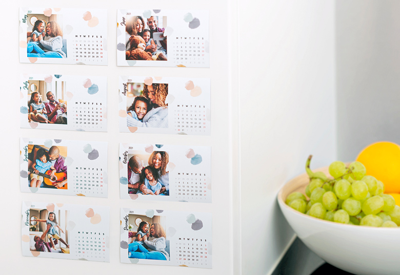 Custom Magnetic Calendars printed in Midrand